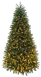 210cm PE+PVC Mixed Light Artificial Chrsitmas tree with Warm White LED light